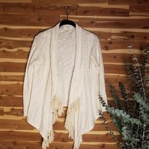 White Boho Summer Sweater